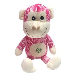 Pink Monkey stuffed animal plush